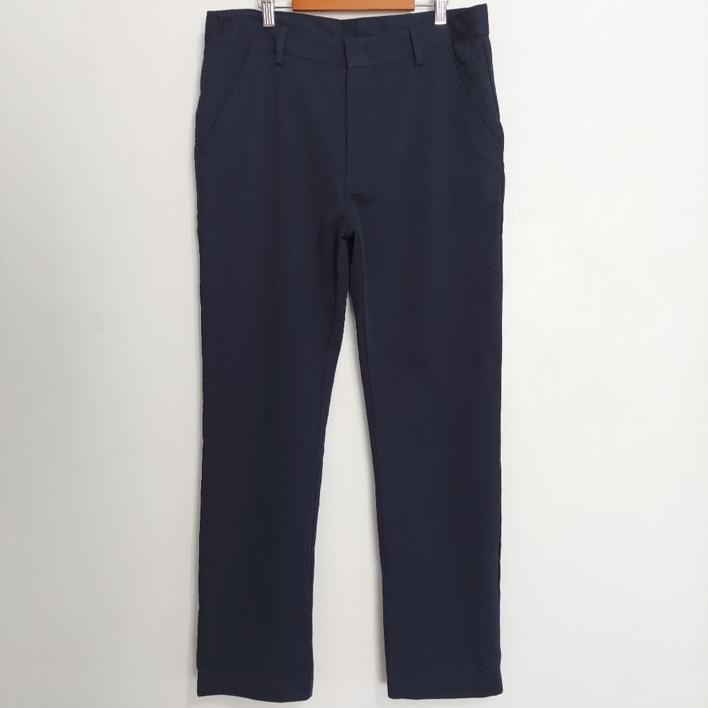 Unik School Uniform Pants Boys Size 18 Navy Blue Adjustable Waist NWT New